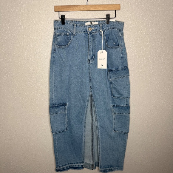 NWT Flying Angel Cargo Front Slit design Skirt 11/30 - Picture 2 of 8